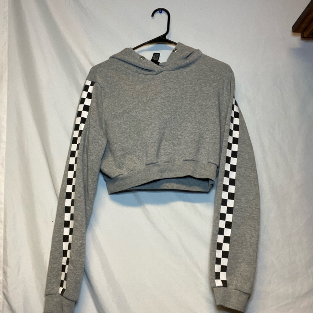 Super comfy grey cropped Sweat set